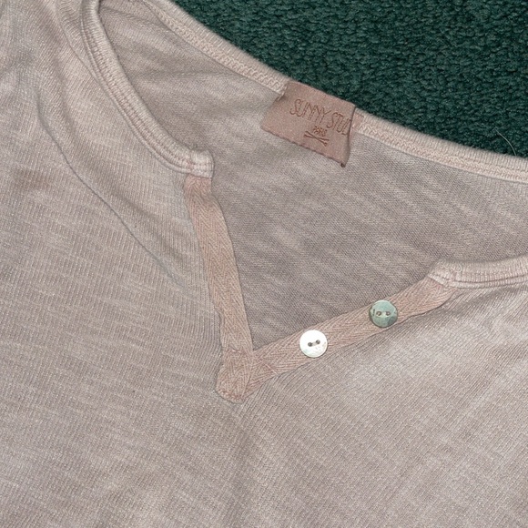 Pastel pink long sleeve top - Picture 3 of 3